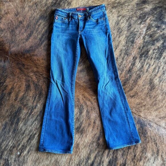 Y2K Big Star Ultra Low Rise Flary Flare Jeans Size 25 - Picture 1 of 6